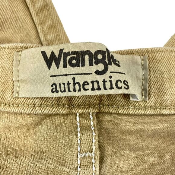 Wrangler Authentic Jeans Mens 37x32*ac 29 Denim Stretch Straight Leg Flat Front - Picture 10 of 14